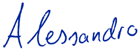 Unterschrift von Alessandro